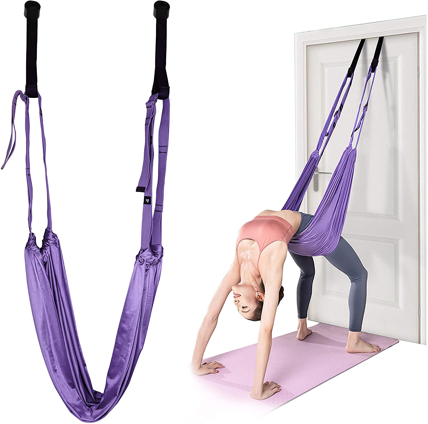 Yoga wall rope Iyengar wall accessories stretching belt pelvic belt  rehabilitation wall special training rope - AliExpress